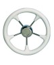 Volant polyuréthane souple-inox ø350 mm blanc