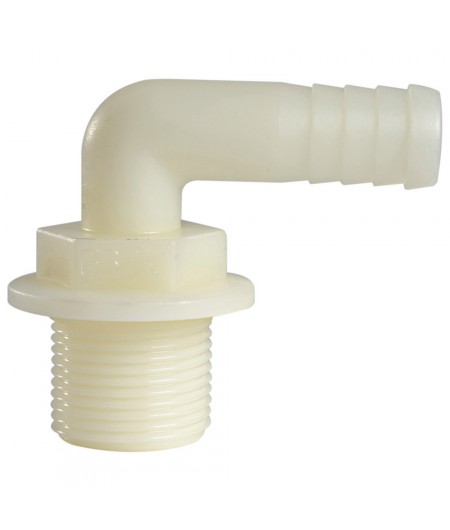 Raccord nylon tuyau coudé 1''1/4 x 38 mm