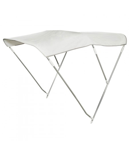 Bimini 3 arceaux alu - blanc - h 115 cm - 140 à 150 cm