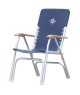 Chaise pliante aluminium modèle DECK bleu navy