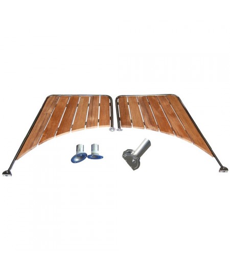 Plateforme pour bateaux à poupe ronde 650 x 470 x 950 mm