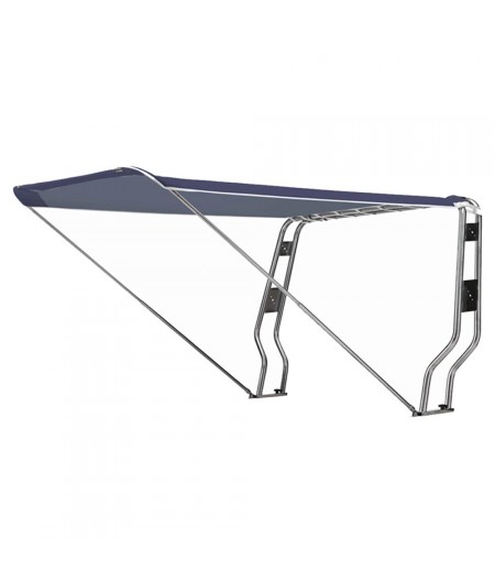 Taud télescopique pour Roll bar - bleu - 155 x 205 cm