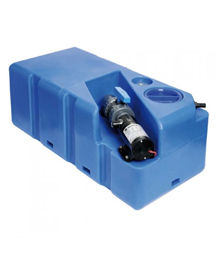 Centrale réservoir eaux noires - broyeur horizontal 80 litres - 12V