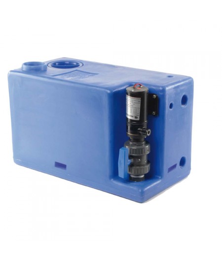 Centrale réservoir eaux noires - broyeur vertical 77 litres - 12V