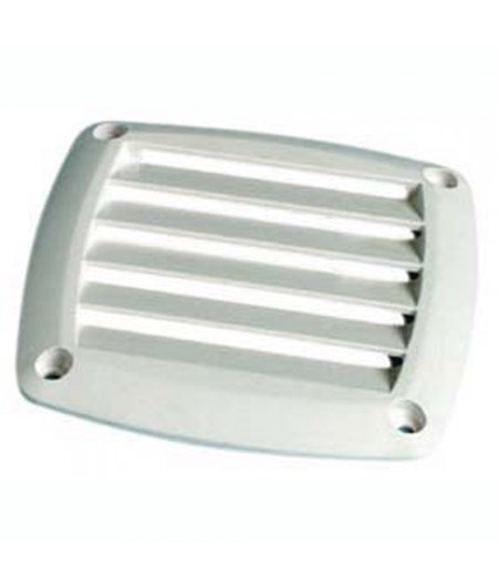 Grille d'aération ABS blanche 125x125 mm