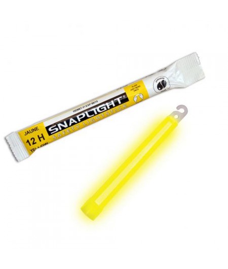 Baton lumineux Snaplight - jaune - 12 heures