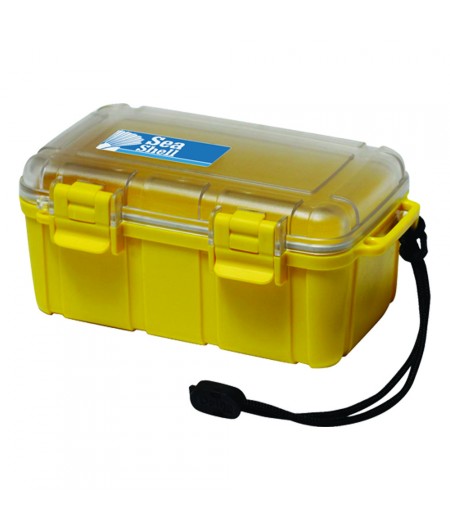 Boite étanche - 182 x 120 x 42 mm - jaune