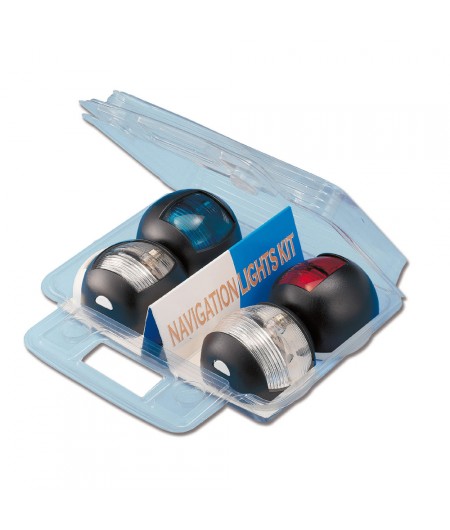 Feu de navigation OM - noir - Blister de 4