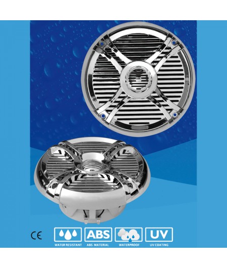 Haut parleur SOUL - la paire - 1200 W - chromée