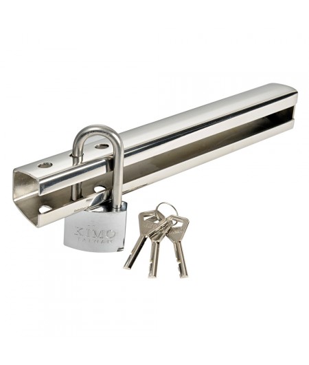 Antivol moteur hors-bord - inox - 230 mm