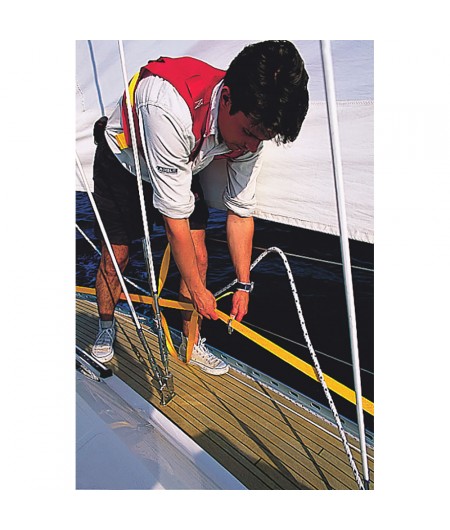 Ligne de vie 30mm par 2 - Jaune - 8 mètres