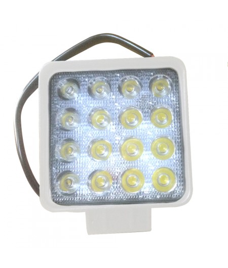Projecteur étanche à LED - carré - 16 x 3 W