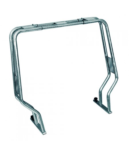 Roll bar pour semi-rigide - tube inox 50 mm - H120 cm - 156 / 206 cm