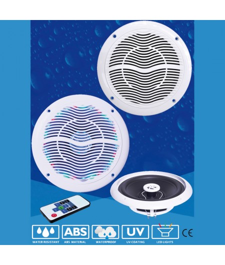 Haut parleur POP - la paire - 80 W - blanc