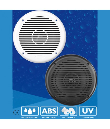 Haut parleur FUNK - la paire - 80 W - blanc