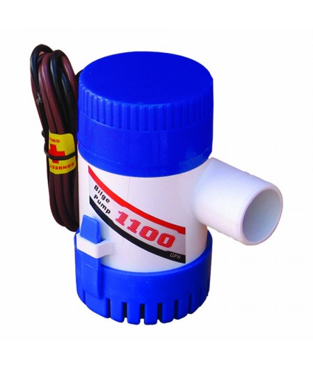 Pompe de cale centrifuge - 1100 - 4165 l/h - 12 V