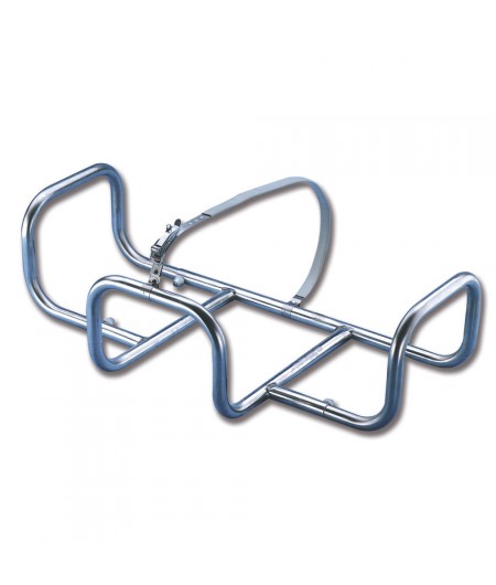 Support universel pour radeau de survie en inox - horizontal