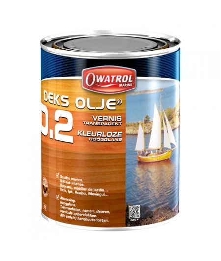 Vernis brillant pour bois DEKS OLJE D2 - 2.5 litres