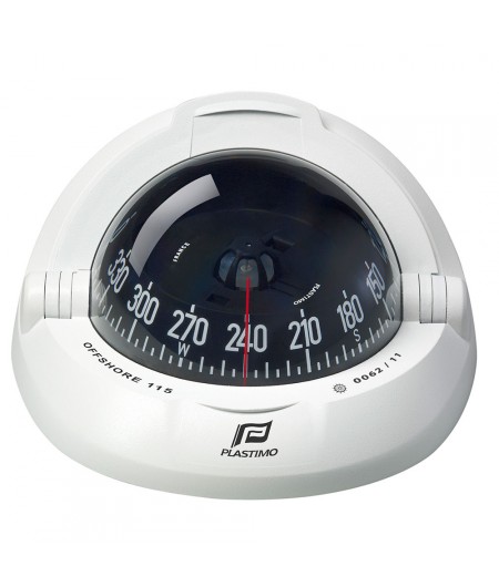 Compas offshore blanc 115 rose conique noire
