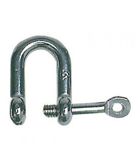 Manille axe imperdable - inox - ø6 mm