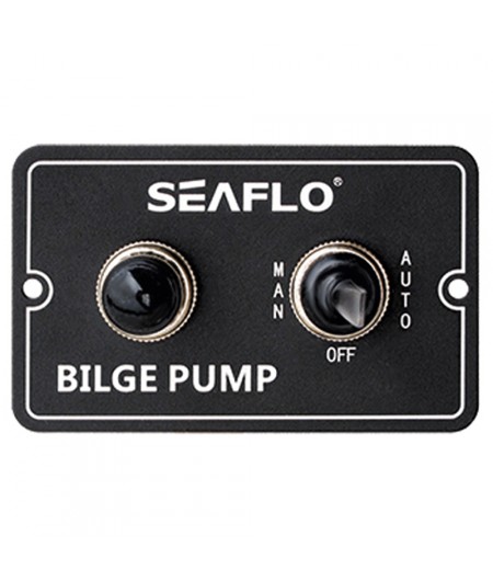 Tableau électrique pour pompe de cale avec disjoncteur - 83x51 mm