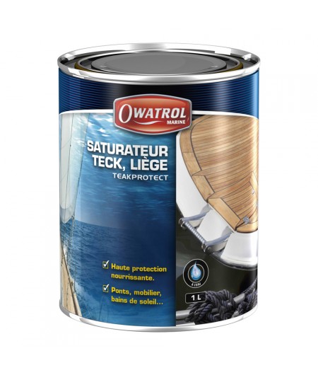 Saturateur TEAK PROTECT - Miel - 1 litre