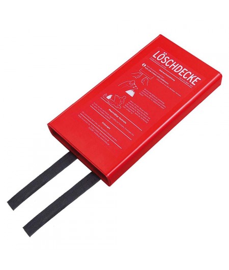 Couverture anti feu - boitier en plastique - 1.20 x 1.20 m