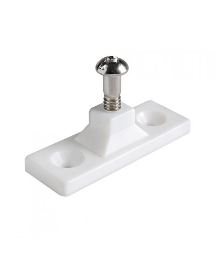 Support latéral nylon pour tube 22 mm