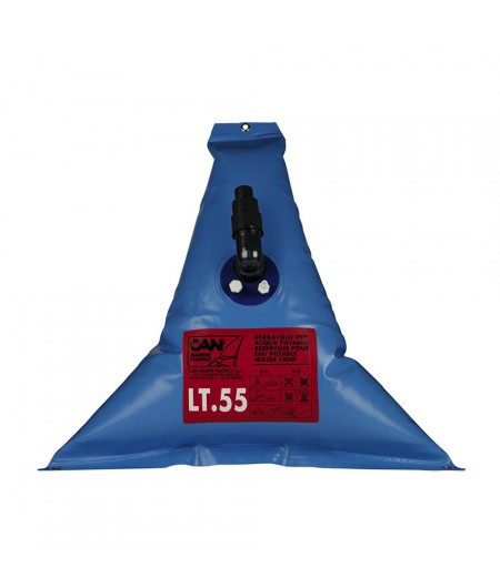 Réservoir d'eau douce souple elastomère - 55 litres - 82x83 cm