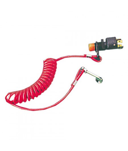 Coupe circuit + clip pour hors bord