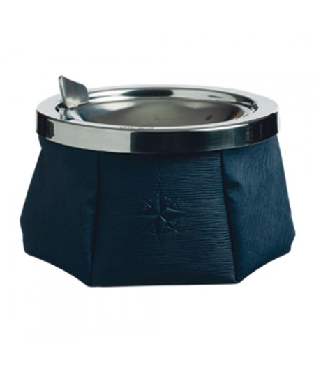 Cendrier - skay bleu - diamètre 115 mm