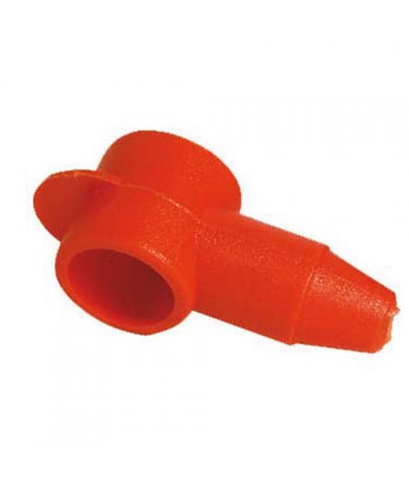 Capuchon pour bornier rouge - 6 mm