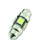 Ampoule LED - navette 31 mm - 12 V - 60 lumens - Blister de 2