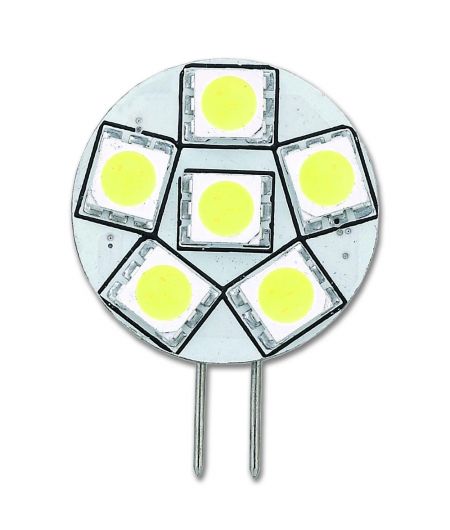 Ampoule LED - G4 latérale 23 mm - 9 - 32 V - 70 lumens - Blister de 1