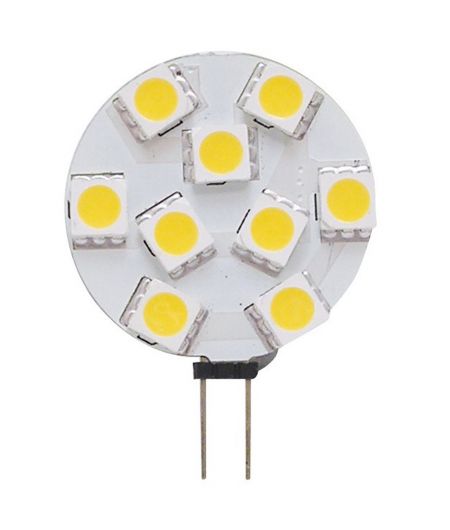 Ampoule LED - G4 latérale 28 mm - 9 - 32 V - 130 lumens - Blister de 1