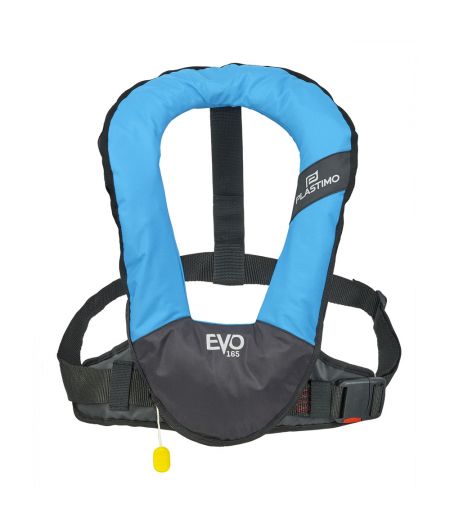 Gilet EVO 165N turquoise manuel avec harnais