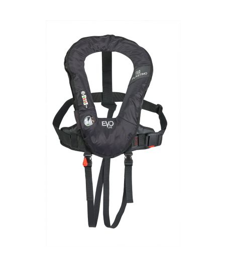 Gilet EVO 165N noir auto pro sensor ss harnais