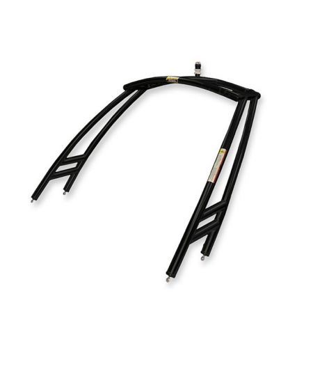 Tour aluminium inversée MTK noir brill, 2 barres sup.