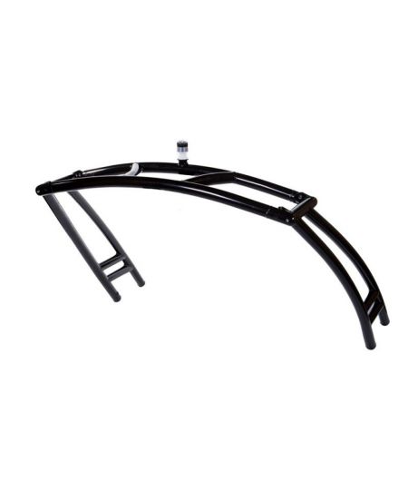 Tour aluminium inversée MTK noir mat, 2 barres sup.