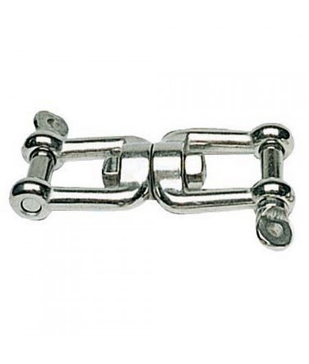 Emerillon manille et manille - inox - 6 mm