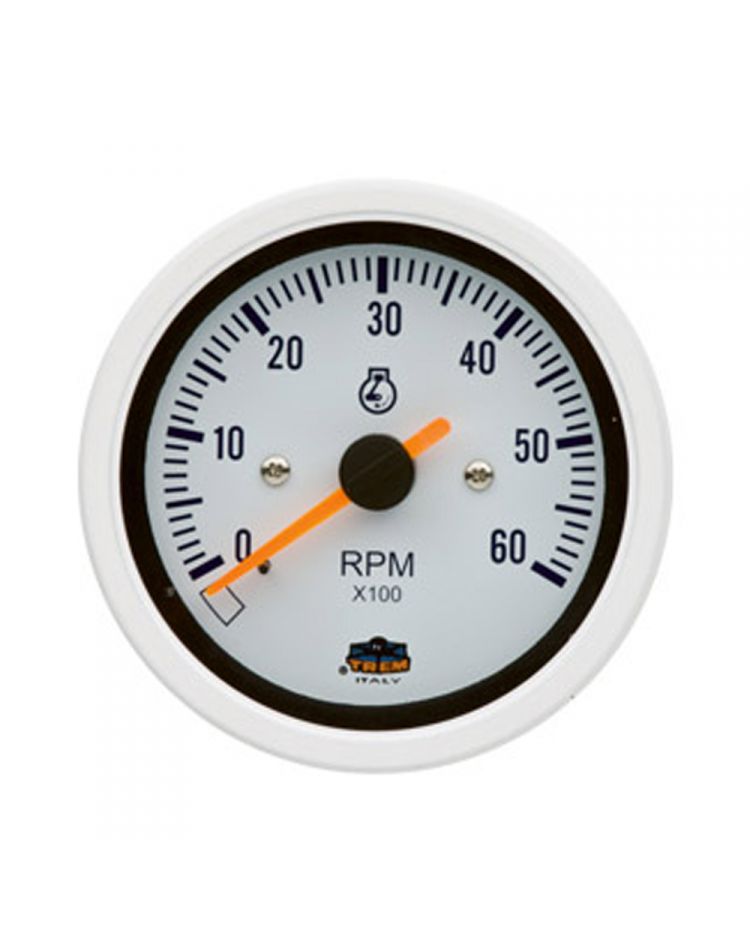 Afficheur compte-tours 0-6000 RPM- G Line - Ø 84 mm - blanc Afficheur compte-tours 0-6000 RPM- G Line - Ø 84 mm - blanc