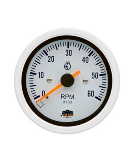 Afficheur compte-tours 0-6000 RPM- G Line - Ø 84 mm - blanc