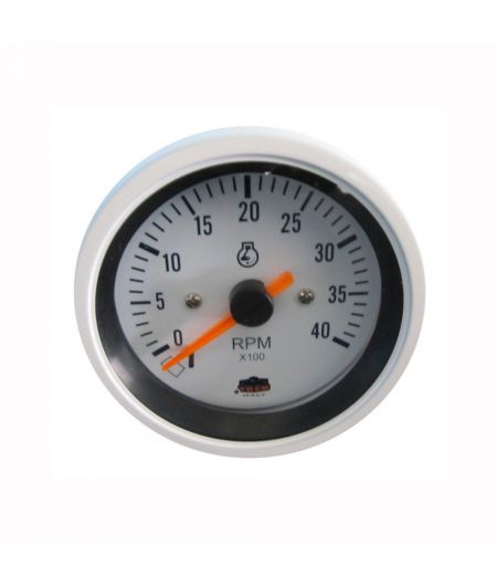 Afficheur compte-tours diesel 0-4000 RPM - G Line - Ø 84 mm - blanc