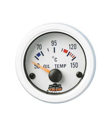 Afficheur température d'huile avec sonde - G Line - Ø 52 mm - blanc