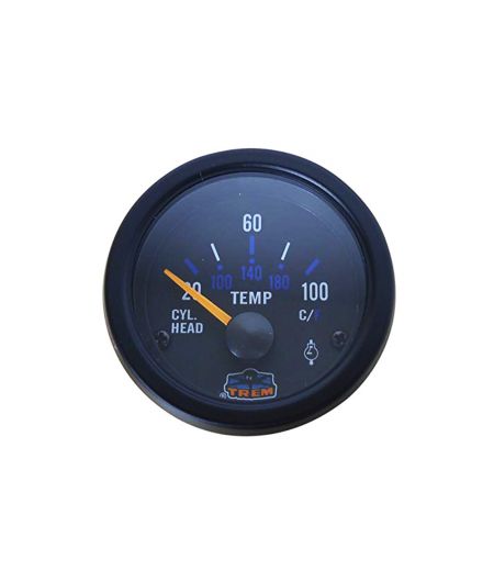 Afficheur température hors-bord 20-100 ohms - G Line - Ø 52 mm - noir