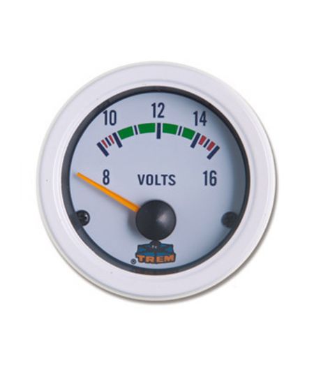 Afficheur voltmètre - G Line - Ø 52 mm - blanc