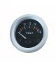 Afficheur voltmètre - Ecoline - Ø 52 mm - Fond noir