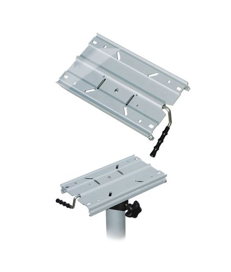 Platine coulissante universelle  pour pied de siège