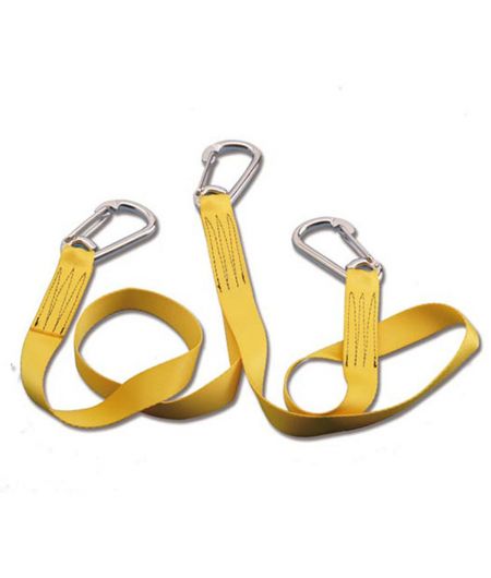 Longe standard - 3 mousquetons - 2 mètres - En blister