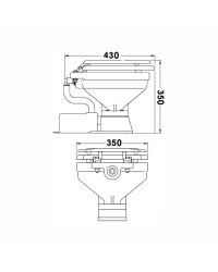 WC électrique JABSCO compact 24V